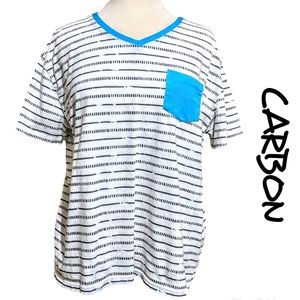 3/$15 CARBON Stripped tee (XL)